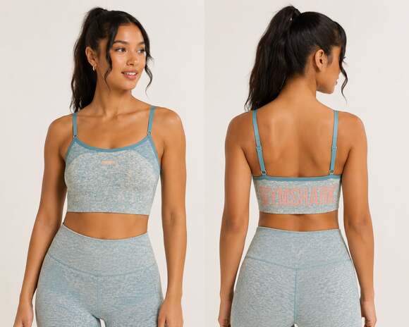 Gymshark Other - Gymshark Adapt Camo Seamless Sports Bra Blue
